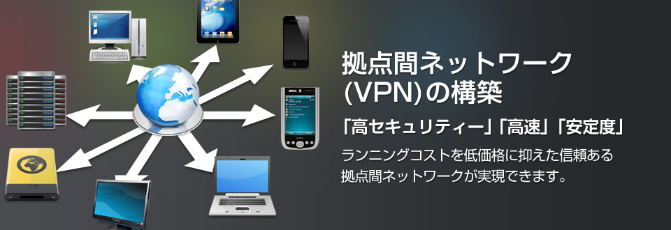 複数拠点間ネットワーク（VPN）の構築